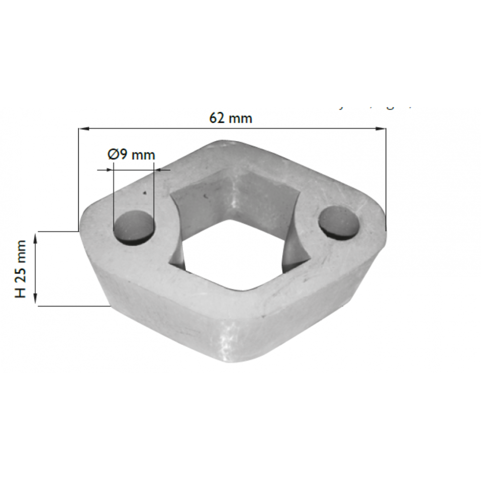 Silent bloc d'échappement - Bellier / Ligier