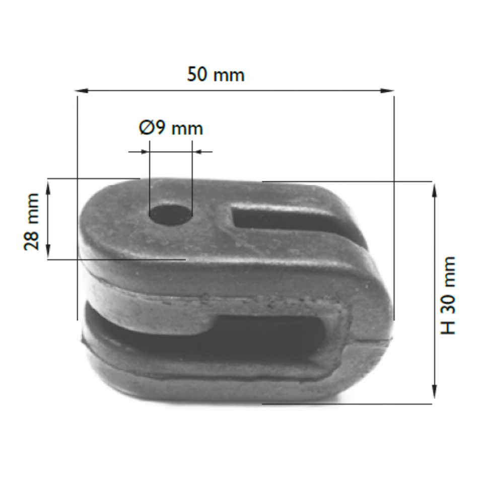 Silent bloc échappement Aixam