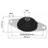 Silent Bloc Moteur Avant entraxe 90 mm