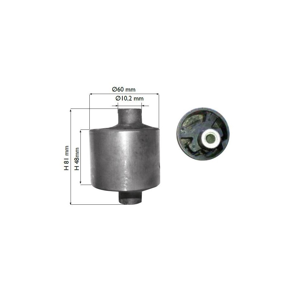 Silent Bloc Boite DCI - Excentré