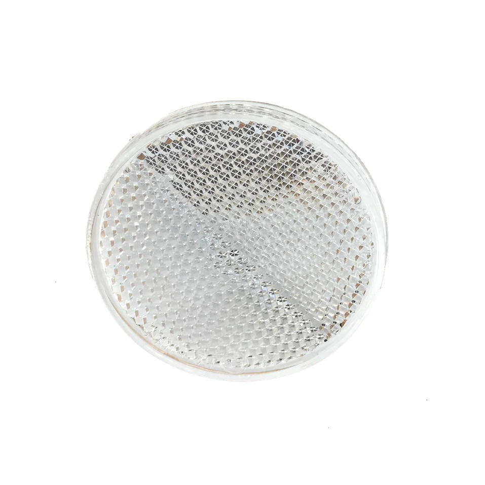 Catadioptre blanc Diamètre 60mm autocollant
