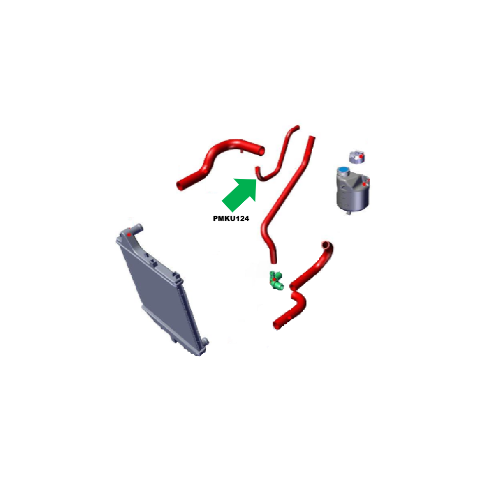Durite d'eau Diamètre 8 AIXAM moteur kubota