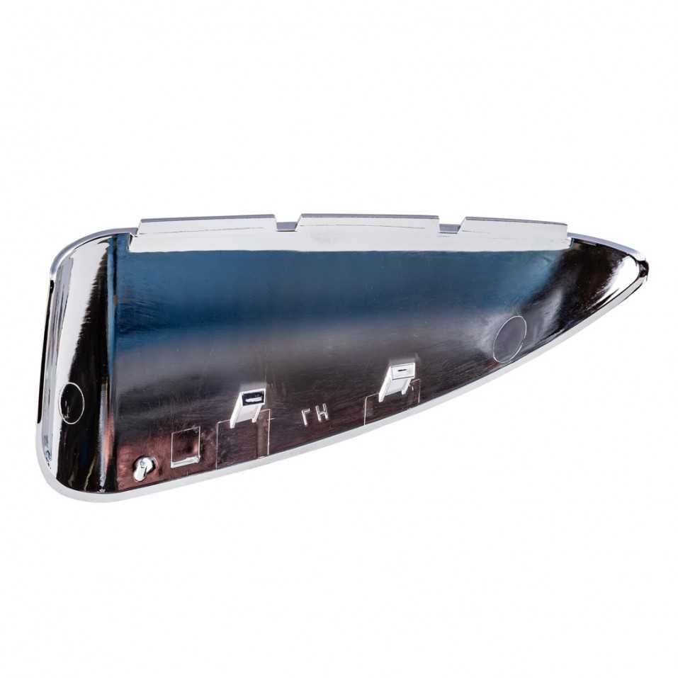 Coque chromée de Rétroviseur extérieur Droit - Aixam / Miniauto