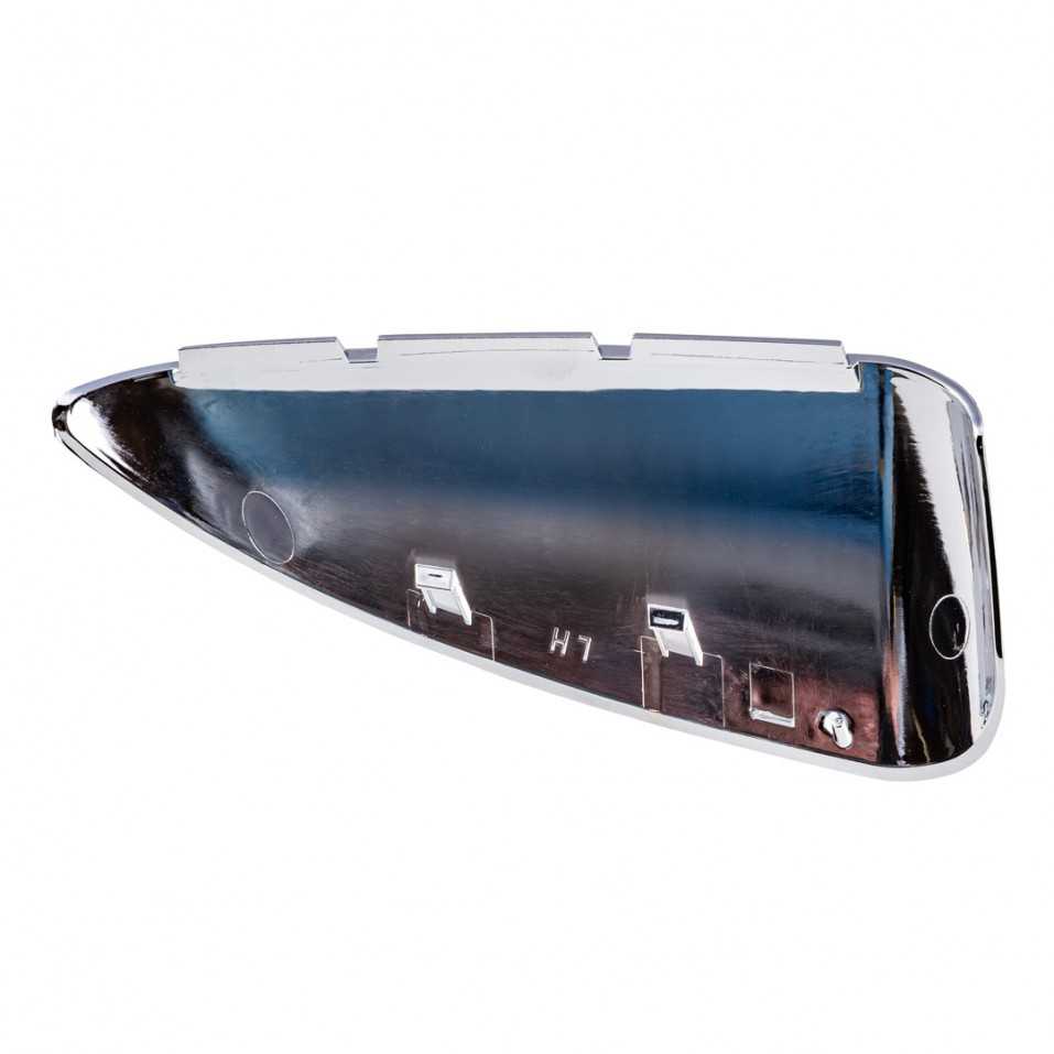 Coque chromée de Rétroviseur extérieur Gauche - Aixam / Miniauto