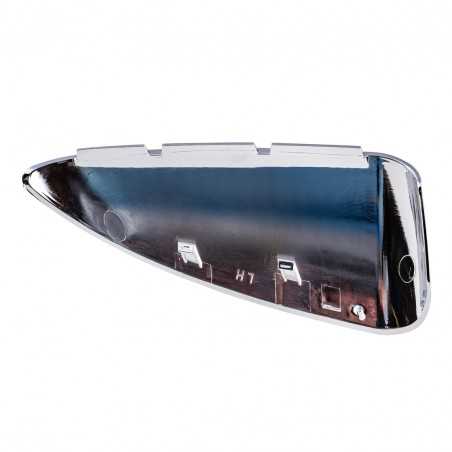 Coque chromée de Rétroviseur extérieur Gauche - Aixam / Miniauto Coque chromée de Rétroviseur extérieur Gauche - Aixam / Miniauto