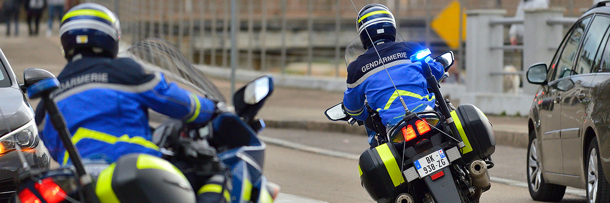 motard gendarmerie permis