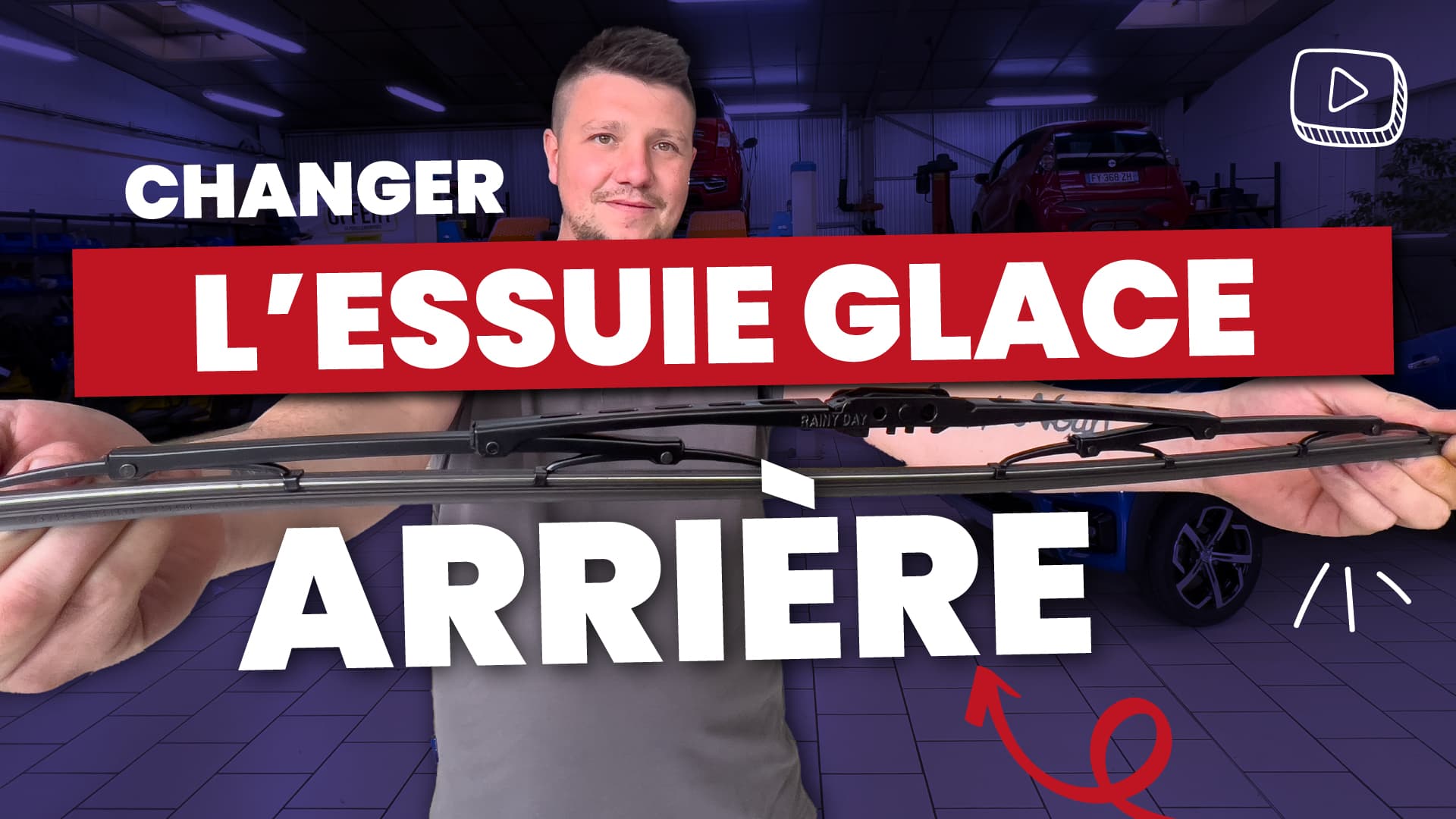 #107 - Balai d'essuie glace arrière