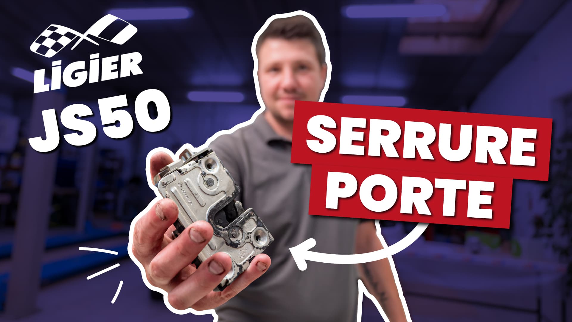 #112 - SERRURE DE PORTE LIGIER JS50, JS60, MGO