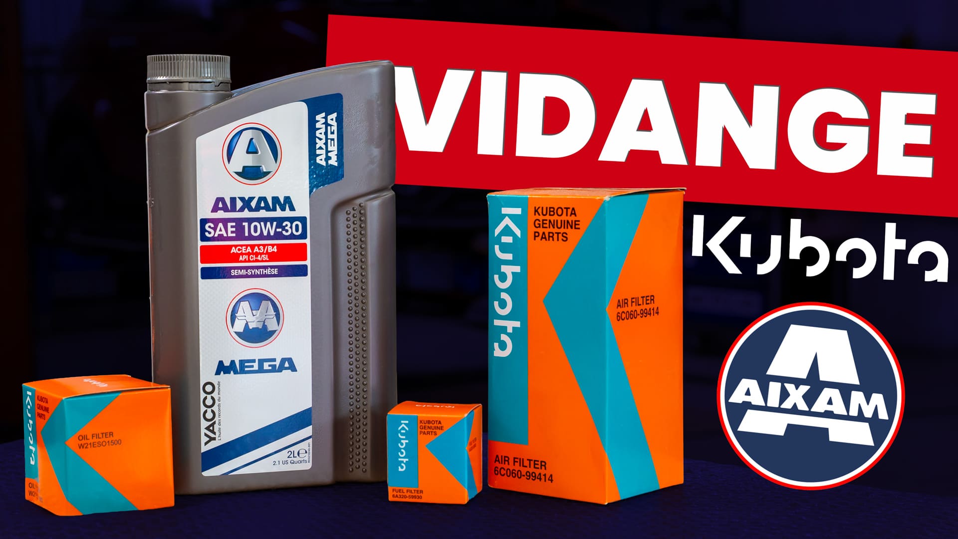 #132 - Vidange moteur KUBOTA