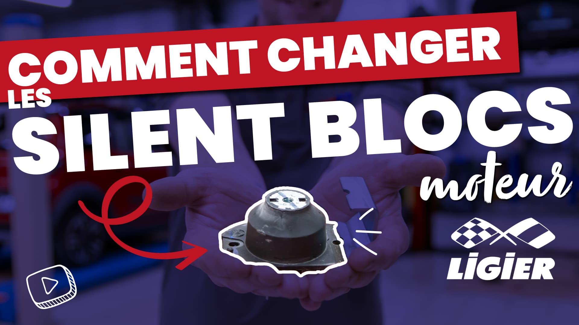 #96 - Changer les SILENT BLOCS MOTEUR sur Ligier - Voiture Sans Permis
