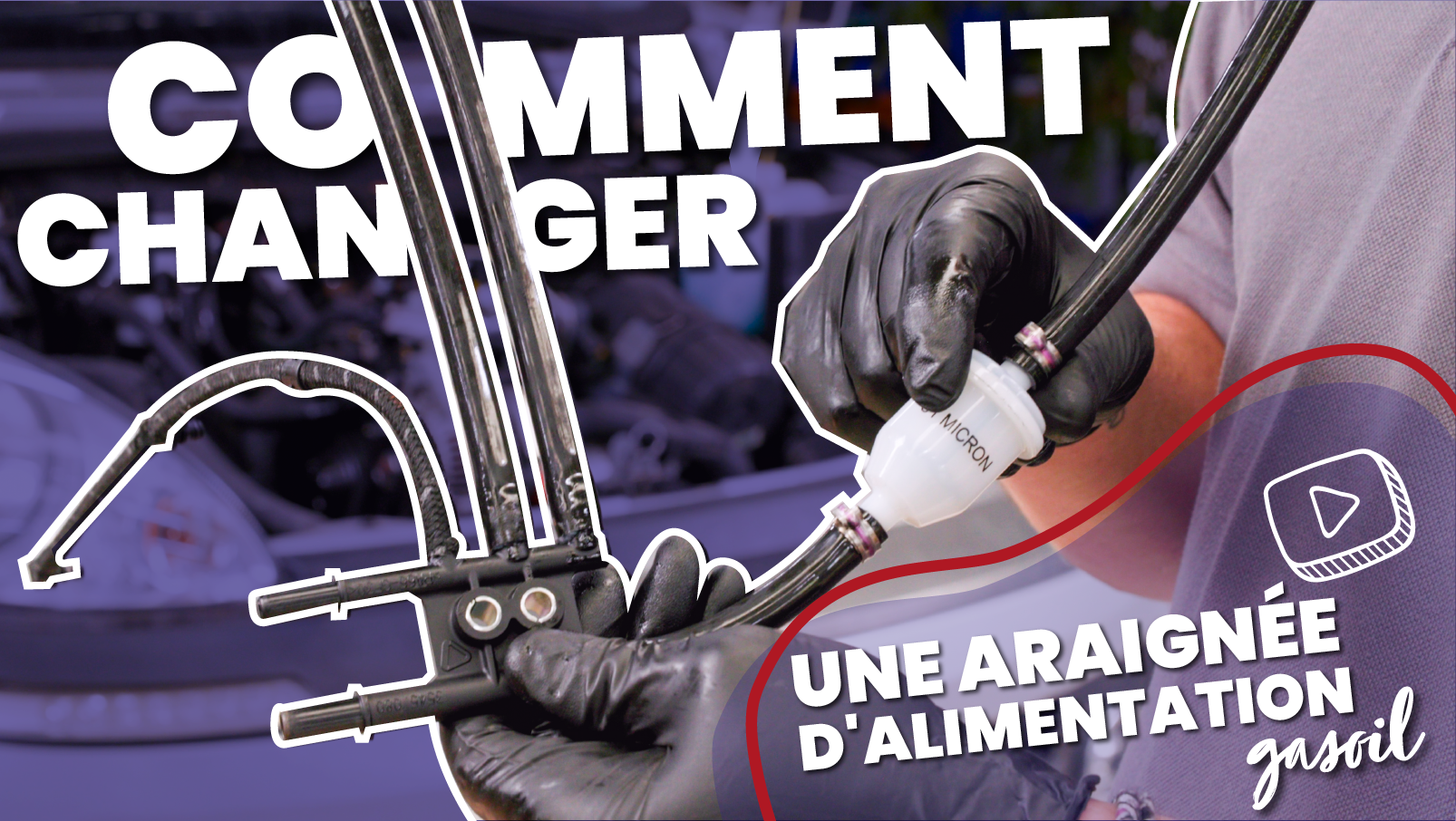 #77 - Comment changer une araignée d'alimentation gasoil / tube complet d'alimentation DCI 4K
