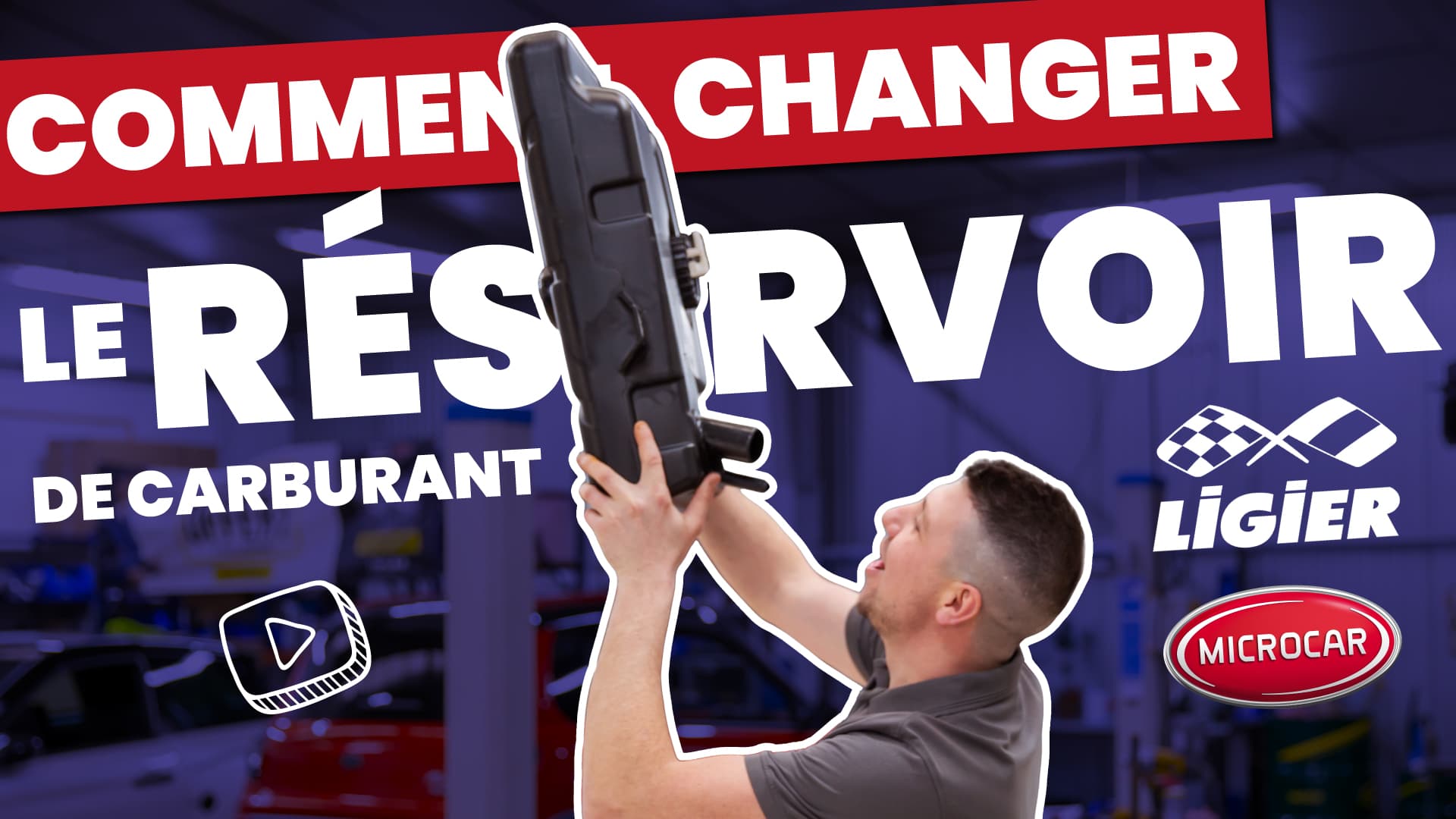 #102 - Changer le RÉSERVOIR carburant Ligier/Microcar (après 2013) - Voiture Sans Permis