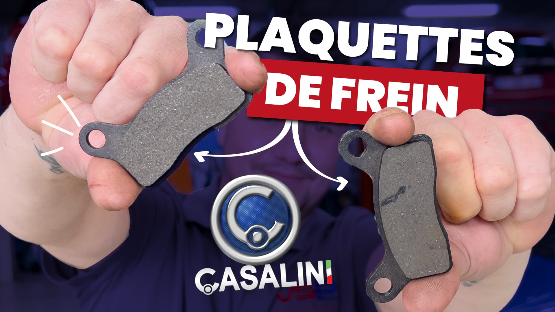 #105 - Plaquettes de frein arrière sur CASALINI