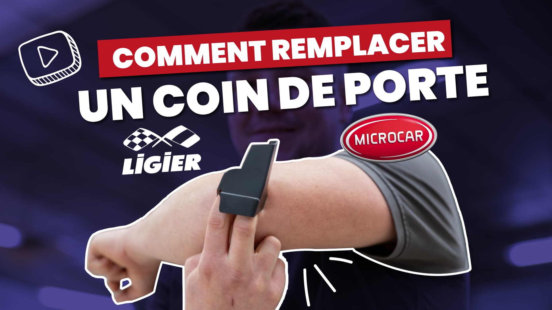  #100 - Changer un COIN de PORTE sur Ligier/Microcar - Voiture Sans Permis