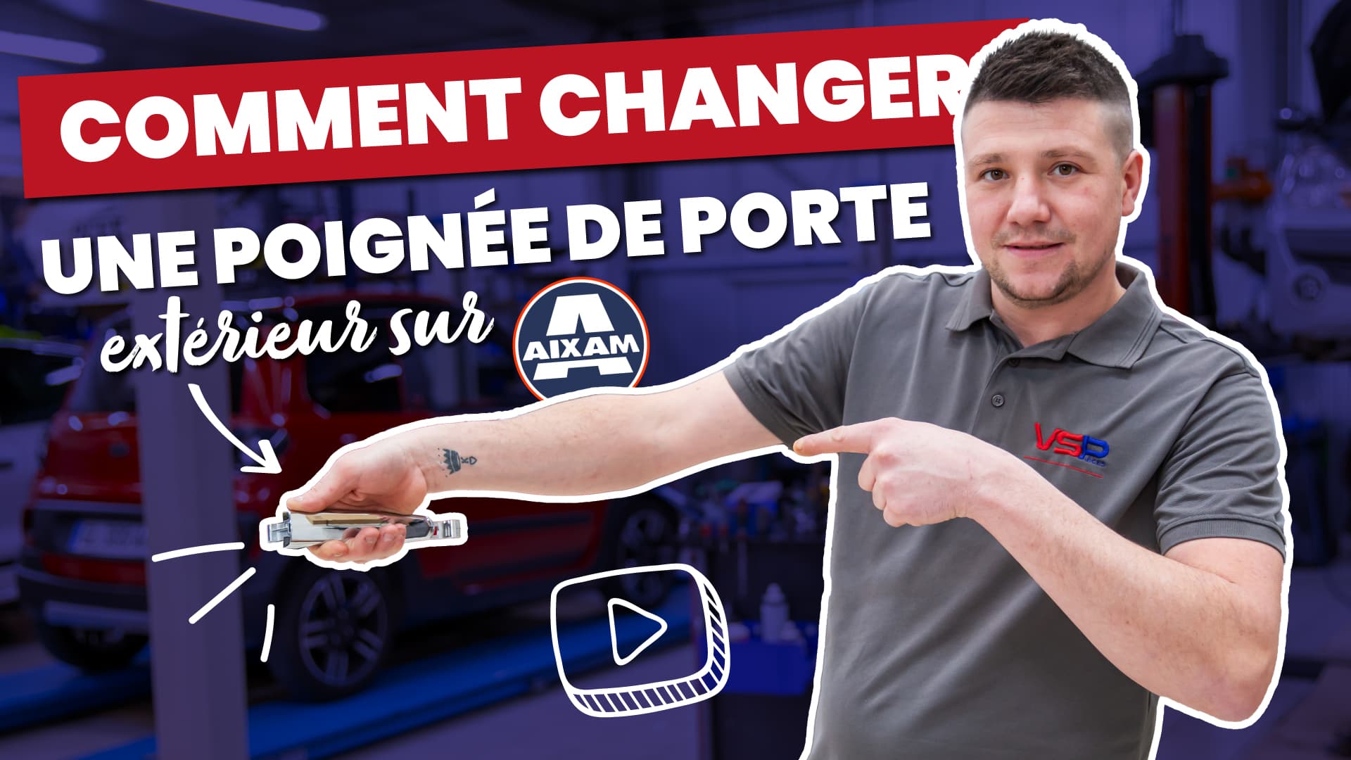 #97 - Changer une POIGNÉE de PORTE EXTÉRIEUR sur AIXAM - Voiture Sans Permis