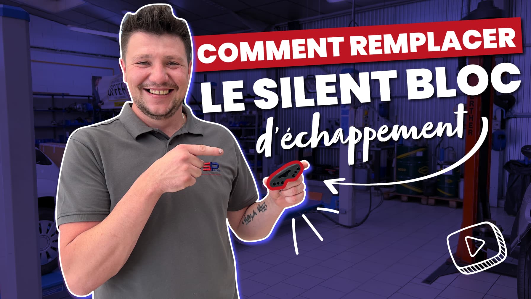 #89 - Changer le SILENT BLOC d'ÉCHAPPEMENT (Microcar MGo)