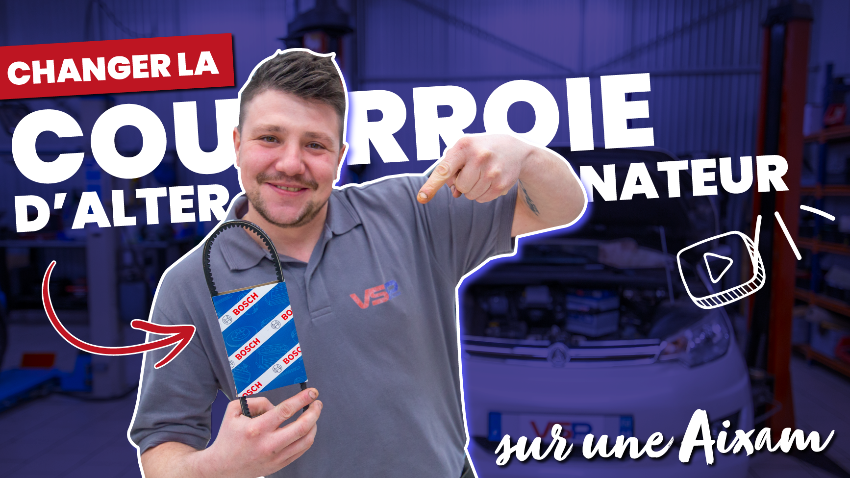 #84 - Comment changer la courroie d'alternateur sur une AIXAM ?
