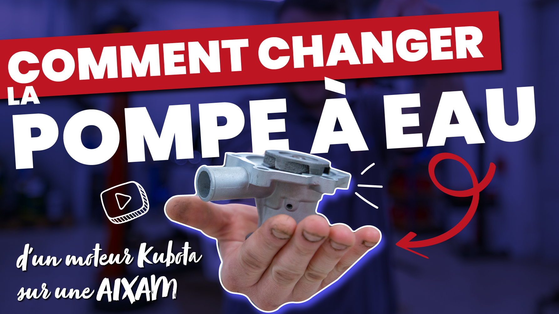 #86 - Comment changer la pompe à eau d'un moteur Kubota sur une AIXAM ?